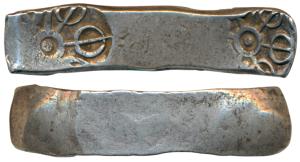 Archaic Punch Marked Coinage, attributed to Gandhara Janapada, Silver 5 Shatamana, 11.44g,