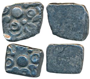 Archaic Punch Marked Coinage, attributed to Avanti Janapada, Western Madhya Pradesh (c. 30