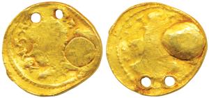 Contemporary Indian imitation of a Roman Aureus, 7.2g, probably based on designs of Septem