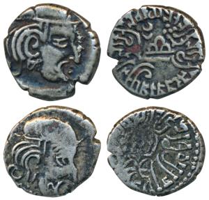 Western Kshatrapas, Kardamaka Family, Vijayasena (238-239 AD), son of Damsena, as Mahaksha