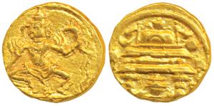Shilaharas of Western Maharashtra (c.1100 —1200 AD), Anonymous and Uninscribed, Gold Gadya