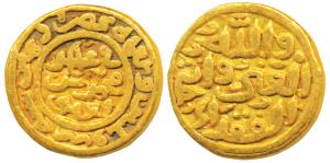 Muhammad Shah III bin Tughluq, Gold Tanka, 10.9g, Hazrat Delhi Mint, AH 736, fi ahd type (