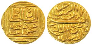 Nasir al-din Mahmud Shah I (AH 862-917, 1458-1511 AD), Gold Heavy Tanka, 11.88g, Shahr Muk
