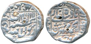 Murad Bakhsh (AH 1068, 1658 AD), Silver Rupee, 11.08g, Khambayat Mint, AH 1068 (KM A272.2)