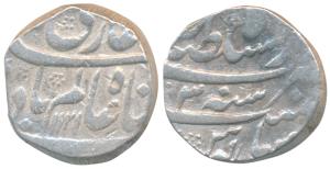 Shah Alam Bahadur, Silver Rupee, 10.92g, Dar-us-Sultanate Lahore Mint, AH 1121/3 (KM 347.1