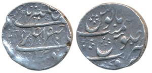 Sironj Mint, Silver Rupee, 11.36g, in the name of Alamgir II, AH 1168 (KM 436.67). Very Fi