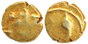 Ghorpade Chiefs of Guty, ‘Subbaraya’ Gold Fanam, possibly of Kodikonda / Ramadurg Mint, Na