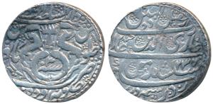 Ghazi-ud-din Haider, Silver Rupee, 11.12g, Dar al-Sultanate Lakhnau Suba Awadh Mint, AH 12