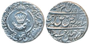 Amjad Ali Shah (AH 1258-1263, 1842-1847 AD), Silver Rupee, 11.10g, Mulk Awadh Bait us-Sult