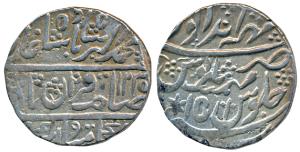 Randhir Singh, Silver Rupee, 11.10g, Mahinderpur Mint, in the name of Muhammad Akbar II, A
