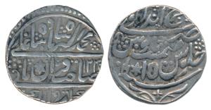Braj Indrapur Mint, Silver Rupee, 11.1g, in the name of Muhammad Akbar II, AH 1235/15, sta