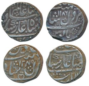 Hyderabad Feudatories, Narayanpeth, Silver Rupee (2), Dilshadabad Mint, both AH 1186 and 1