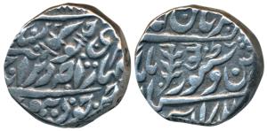 Jaswant Singh II (AH 1290-1313, 1873-1895 AD), Silver Rupee, 11.34g, Pali Mint, with the n