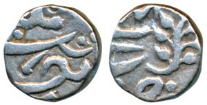 Bhanwar Pal (1886-1927 AD), Silver ¼ Rupee, 2.79g, with the name of Empress Victoria (KM 4