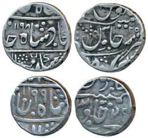 Sawant Singh (AH 1189-1241, 1775-1825 AD), Silver Rupee (2), Deogarh Mint, in the name of 