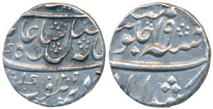 Murshidabad Mint, Silver Rupee, 11.55g, in the name of Shah Alam II, AH 1205/19, crescent 