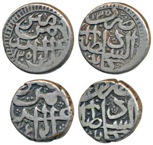 Afghanisthan, Abdur Rahman, Silver Rupee (2), Kabul Mint. Very Fine. (2)