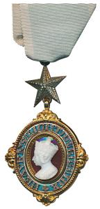 The Most Exalted Order of the Star of India, Companion’s Neck Badge (C.S.I.), gold, silver