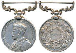 Long Service and Good Conduct Medal, George V, Silver, awarded to 1180 NK Hakim Singh 2-17