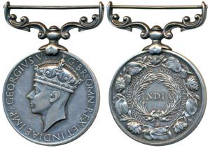 Long Service and Good Conduct Medal, George VI, Silver, awarded to 43 Sweeper Hari Dita Si