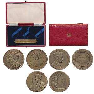 The reign of three Kings in 1936, Copper Medal (Small size) (3), a notable year in English