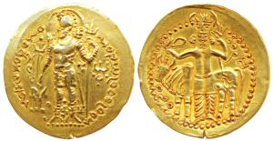 Kushano Sasanian, Peroz / Firuz I (c. 245-270 AD), Gold Dinar, 7.75g, Mint in Baktria (Bal