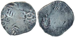 Archaic Punch Marked Coinage, attributed to Kashi Janapada (c. 525-465 BC), Jakhania Hoard