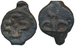 Vidarbha Region (c. 300-200 BC), Cast Copper Karshapana, 12.28g, obv. hollow cross, rev. t