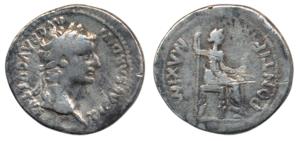 Roman, Tiberius (AD 14-37), Silver Tribute Penny, obv. head of the emperor to right, rev. 