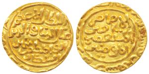 Ghiyas-ud-din Balban Shah (AH 664-686, 1266-1287 AD), Gold Tanka, 10.97g, Hazrat Delhi Min