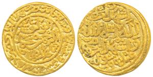 Muhammad Shah III bin Tughluq, Gold Heavy Dinar, 12.84g, Hazrat Delhi Mint, AH 727, al-wat