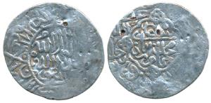 Kamran Mirza, Silver Shahrukhi, 3.22g, Qandahar Mint, Kalima within circle with names of t
