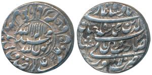Shah Jahan, Silver Rupee, 11.41g, Lahore Mint, AH 1040/21, Kalima within circle on obv., w