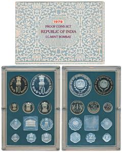 1979 Proof Set, Happy Child Nation’s Pride, set of 10, 1 Paisa to Rupees 50. In immaculate