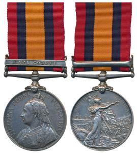 Queen’s South Africa Medal, Silver, 1899, 1 bar, Cape Colony, awarded to 13145 Sargent J C