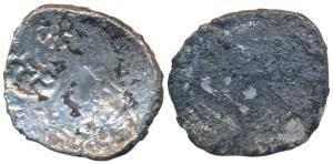 Archaic Punch Marked, attributed to Kashi Janapada (c. 525-465 BC), Silver Karshapana, 4.7