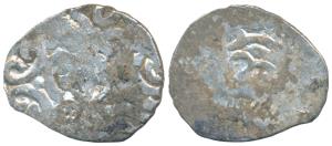 Archaic Punch Marked Coinage, attributed to Kosala Janapada, Silver Vimshatika, 2.86g, obv