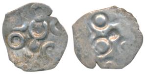 Archaic Punch Marked Coinage, attributed to Avanti Janapada, Western Madhya Pradesh, Silve