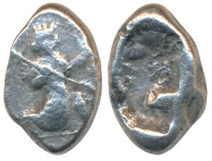 Persia, Achaemenid Empire, time of Darius I - Xerxes I, (c. 485-420 BC), Silver Siglos, ob