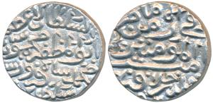 Mahmud Shah bin Muhammad (AH 795-815, 1393-1413 AD), Silver Tanka, 11.33g, Mintless type, 