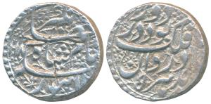 Jahangir, Silver Heavy Rupee, 13.99g, 25% overweight hence known as ’Sawai’ Rupee, Lahore 