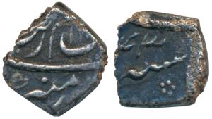 Aurangzeb, Silver 1/10 Rupee, 1.13g, No Mint, AH 110X/43, this denomination unlisted in KM