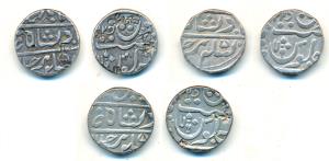 Muhiabad urf Poona Mint, Silver Rupee (3), in the name of Shah Ali Gauhar (Shah Alam II), 