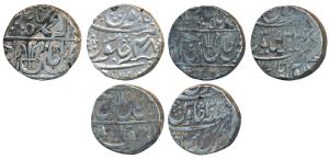 Ravishnagar Sagar Mint, Silver Rupee (3), in the name of Shah Alam II, RY 32, 33 and 48, P