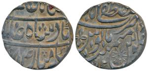 Faizullah Khan (AH 1167-1208, 1754-1794 AD), Silver Rupee, 11.13g, Mustafabad (Rampur) Min