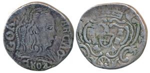 Goa, Maria I (1788-1799 AD), Silver ½ Pardao, 5.26g, 1804, obv. diademed head to right, re