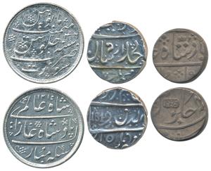 Bagalkot Mint, Silver Rupee, 11.03g, in the name of Alamgir II, English date 1819; Surat M