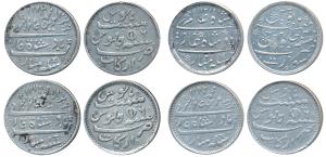 Silver Rupee (4), Bombay Presidency, Surat Mint, in the name of Shah Alam II, AH 1215/46; 