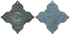 Delhi Durbar Medal, Brass, bust of George V with Durbar, December 12, 1911 George Emperor 