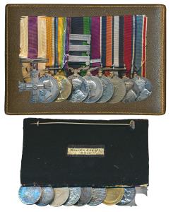 Great War Immediate Award Military Cross group of nine awarded to Lieutenant-Colonel N. M.
